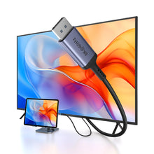 Заредете изображение във визуализатора на галерията – Baseus High Definition Series USB-C to DisplayPort 1.4 8K 60Hz Unidirectional Cable 1.5m - Black

