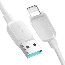 Заредете изображение във визуализатора на галерията – Lightning - USB 2.4A cable 1.2m Joyroom S-AL012A14 - white
