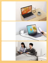 Заредете изображение във визуализатора на галерията – Ugreen angled cable USB Type C - USB Type C Power Delivery 60 W 20 V 3 A 2 m black-gray cable (US255 50125)
