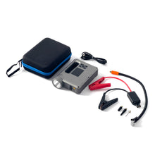 Заредете изображение във визуализатора на галерията – Choetech jump starter with compressor, powerbank 8000mAh, LED flashlight black (TC0017)
