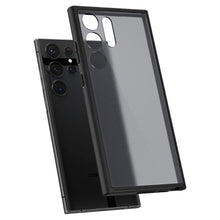 Заредете изображение във визуализатора на галерията – SPIGEN Ultra Hybrid case for SAMSUNG S23 ULTRA frost black
