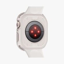 Заредете изображение във визуализатора на галерията – Spigen Rugged Armor Case with Strap for Apple Watch 4/5/6/7/8/9/SE (44/45 mm) - Beige
