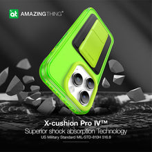 Заредете изображение във визуализатора на галерията – Amazing Thing Titan Pro Neon Mag Wallet Case IP156.7PTWGN for Iphone 15 Pro Max green with stand
