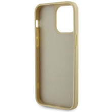 Заредете изображение във визуализатора на галерията – Original Case GUESS Rhinestone Triangle hardcase GUHCP14XHDGTPD for Iphone 14 Pro Max gold

