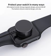 Заредете изображение във визуализатора на галерията – Choetech T319 MFI 5W wireless charger for Apple Watch + USB-C cable - black
