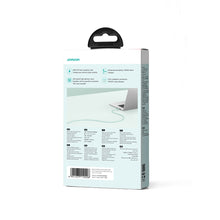 Заредете изображение във визуализатора на галерията – Joyroom Multi-Color Series SA34-CC3 USB-C / USB-C Cable 60W Fast Transfer 1m - Green
