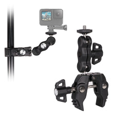 Заредете изображение във визуализатора на галерията – Phone and sports camera holder with clamp
