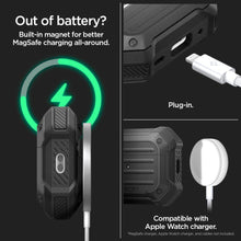 Заредете изображение във визуализатора на галерията – Spigen TOUGH ARMOR MAG MAGSAFE Apple AIRPODS PRO 1 / 2 BLACK
