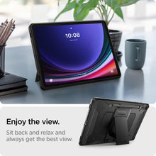 Заредете изображение във визуализатора на галерията – Spigen TOUGH ARMOR "PRO" GALAXY TAB S9+ PLUS 12.4 X810 / X816B BLACK
