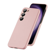 Заредете изображение във визуализатора на галерията – Dux Ducis Grit case for Samsung Galaxy S23+ elegant cover made of artificial leather MagSafe pink
