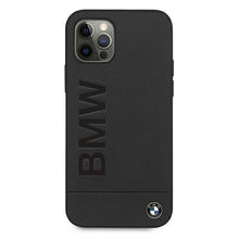 Заредете изображение във визуализатора на галерията – Etui BMW BMHCP12LSLLBK iPhone 12 Pro Max 6,7" czarny/black hardcase Signature Logo Imprint
