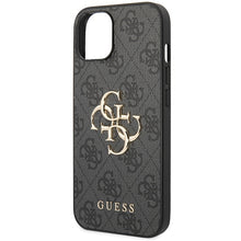 Заредете изображение във визуализатора на галерията – Original Case GUESS 4G Big Metal Logo GUHCP15M4GMGGR for Iphone 15 Plus grey

