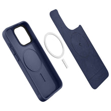 Заредете изображение във визуализатора на галерията – SPIGEN Cyrill Kajuk Mag compatible with MagSafe for IPHONE 15 PRO MAX navy
