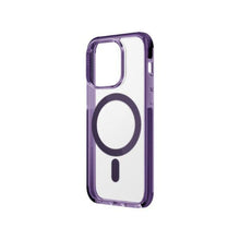 Заредете изображение във визуализатора на галерията – Uniq Combat iPhone 14 Pro 6.1" case Magclick Charging purple/fig purple
