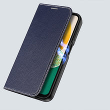Заредете изображение във визуализатора на галерията – Dux Ducis Skin X2 case Samsung Galaxy A14 5G flip case wallet stand blue
