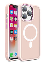 Заредете изображение във визуализатора на галерията – Magnetic Color Matte Case for iPhone 15 - pink
