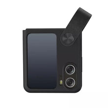 Заредете изображение във визуализатора на галерията – Nillkin Flex Flip Finger Strap Silicone Case for Oppo Find N2 Flip black
