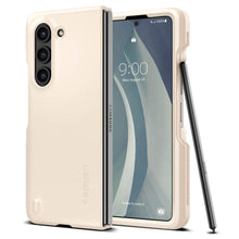 Заредете изображение във визуализатора на галерията – Spigen THIN FIT PEN GALAXY Z Fold 5 PEARLED IVORY

