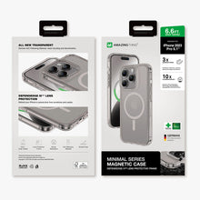 Заредете изображение във визуализатора на галерията – Amazing Thing Minimal Magsafe Case IP156.1PMMINGY for Iphone 15 Pro titanium
