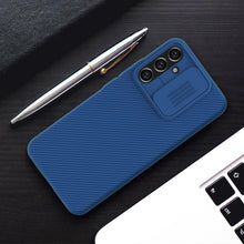Заредете изображение във визуализатора на галерията – Nillkin CamShield Case | Armored Case for Samsung Galaxy A34 5G with Camera Cover | blue

