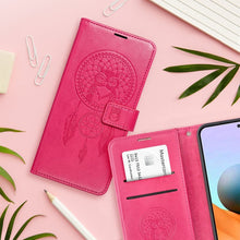 Заредете изображение във визуализатора на галерията – MEZZO Book case for XIAOMI Redmi NOTE 12 PRO 5G dreamcatcher magenta
