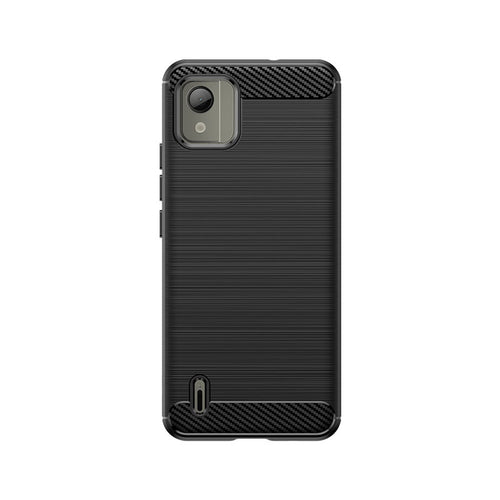 Carbon Case silicone case for Nokia C110 - black