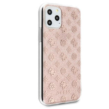 Заредете изображение във визуализатора на галерията – Guess GUHCN58TPERG iPhone 11 Pro różowy/pink hard case 4G Peony Glitter
