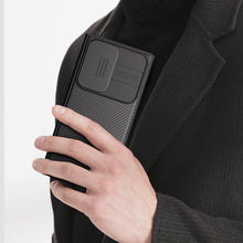 Заредете изображение във визуализатора на галерията – Nillkin CamShield Pro Magnetic Case for Samsung Galaxy S23 Ultra Magnetic MagSafe with Camera Cover Black
