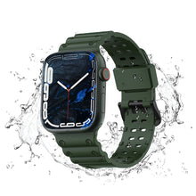 Заредете изображение във визуализатора на галерията – Strap Triple Protection strap for Apple Watch Ultra, SE, 8, 7, 6, 5, 4, 3, 2, 1 (49, 45, 44, 42 mm) band bracelet green

