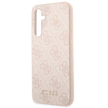 Заредете изображение във визуализатора на галерията – Guess GUHCSA54G4GFPI A54 A546 pink/pink hard case 4G Metal Gold Logo
