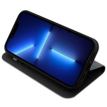 Заредете изображение във визуализатора на галерията – Karl Lagerfeld KLBKP14LSAKLHPG iPhone 14 Pro 6.1" bookcase silver/silver Saffiano Monogram
