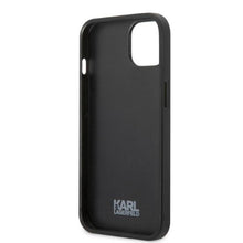 Заредете изображение във визуализатора на галерията – Karl Lagerfeld KLHCP13MPMNIKBK iPhone 13 6.1" hardcase black/black Monogram Ikonik Patch

