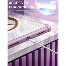 Заредете изображение във визуализатора на галерията – Supcase COSMO IPAD 10.9 2022 MARBLE PURPLE

