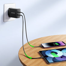 Заредете изображение във визуализатора на галерията – Joyroom JR-TCF09 fast charger 2x USB-C 40W - black
