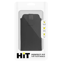 Заредете изображение във визуализатора на галерията – HIT Pouch Case (Size XL) for Iphone 14 Pro Max/13 Pro Max/12 Pro Max/Samsung A54 5G/A53 5G/A52/S21 Plus/S20 FE design 1 black
