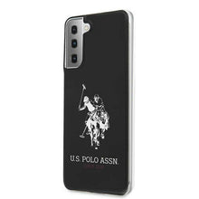 Заредете изображение във визуализатора на галерията – Оригинален гръб US Polo за samsung s21 plus (shiny big logo / black) - TopMag
