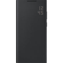 Заредете изображение във визуализатора на галерията – Samsung LED View Cover case with LED display for Samsung Galaxy S22 Ultra black (EF-NS908PBEGEE)
