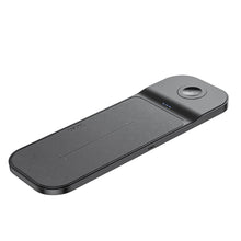 Заредете изображение във визуализатора на галерията – HOCO wirelles charger 3in1 15W support Apple Watch CQ5 black
