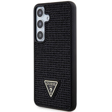 Заредете изображение във визуализатора на галерията – Guess Rhinestone Triangle case for Samsung Galaxy S24 - black
