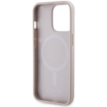 Заредете изображение във визуализатора на галерията – Guess GUHMP13LP4RPSP iPhone 13 Pro / 13 6.1" pink/pink hardcase 4G Printed Stripes MagSafe
