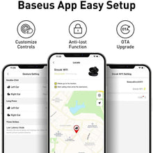 Заредете изображение във визуализатора на галерията – BASEUS wireless eaphones TWS True Wireless W11 black NGTW060001
