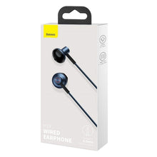 Заредете изображение във визуализатора на галерията – Baseus Encok 3.5mm Wired Earphone H19 Blue NGH19-03
