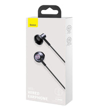 Заредете изображение във визуализатора на галерията – Baseus Encok 3.5mm Wired Earphone H19 Black NGH19-01
