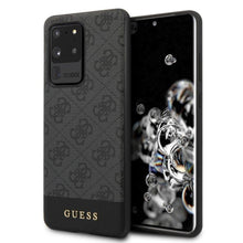 Заредете изображение във визуализатора на галерията – Оригинален гръб Guess guhcs69g4glgr за samsung s20 ultra сребърен - TopMag
