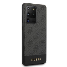 Заредете изображение във визуализатора на галерията – Оригинален гръб Guess guhcs69g4glgr за samsung s20 ultra сребърен - TopMag
