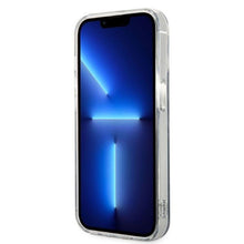 Заредете изображение във визуализатора на галерията – Original Set GUESS GUBPP14LHMEACSK for iPhone 14 Pro (Bundle Pack Magsafe: Case + Charger / IMG Marble / Gold - Black)

