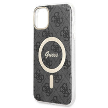 Заредете изображение във визуализатора на галерията – Original Set GUESS GUBPN61H4EACSK for iPhone 11 (Bundle Pack Magsafe: Case + Charger / 4G / Gold - Black)

