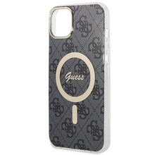 Заредете изображение във визуализатора на галерията – Original Set GUESS GUBPP14SH4EACSK for iPhone 14 (Bundle Pack Magsafe: Case + Charger / 4G / Gold - Black)
