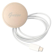 Заредете изображение във визуализатора на галерията – Original Set GUESS GUBPP14MH4EACSK for iPhone 14 Plus (Bundle Pack Magsafe: Case + Charger / 4G / Gold - Black)
