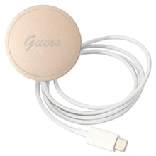 Заредете изображение във визуализатора на галерията – Original Set GUESS GUBPP13XH4EACSW for iPhone 13 Pro Max (Bundle Pack Magsafe: Case + Charger / 4G / Gold - Brown)
